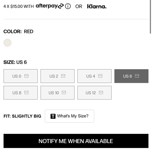 NWOT SOLD OUT Princess Polly ‘Star Power Mini Dress’ in Red Size 6 - Picture 5 of 12